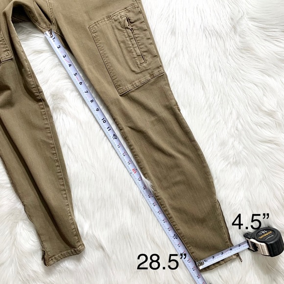 SOLD-Current/Elliott Moto Zippered Skinny Jeans - Picture 12 of 12